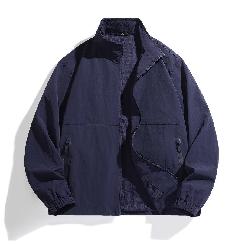 2502 Men's Cross-Border Jacket: Spring/Autumn Plus Cotton, Large Size, Casual Outdoor Sports Style