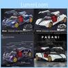 124 Alloy Scale Car Model Toy Sound Light Children Playroom Decor Festival Gift
