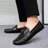 Nuove Scarpe Uomo Pelle Vera Estate Uomo Mocassino Moda Loafer Uomo Classico Business Guida Loafer Piatto Calzature Casual Maschili