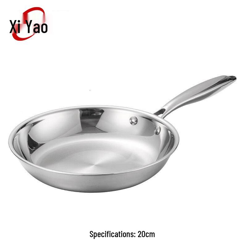 XiYao 304 Stainless Steel Frying Pan