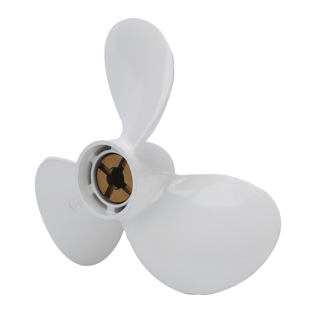 Marine Propeller with 3 Blades Boat Propeller Durable 9X7‑1 2‑C Aluminum Outboard Fittings