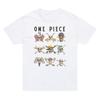 Anime One Piece Straw Hat Pirates Skull Tshirt Vintage Graffiti Print Unisex Unisex Casual Streetwear Short Sleeve Tee