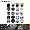 Motorcycle Vented Gas Cap Fuel Tank Right-hand Thread Crown Style Oil Cap Fuel Gas Tank For Harley Sportster Dyna Touring Softai