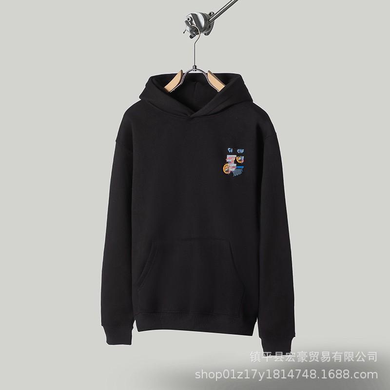 Unisex Oversized Hooded Sweatshirt With Foil Print Streetwear Cotton Pullover Fall