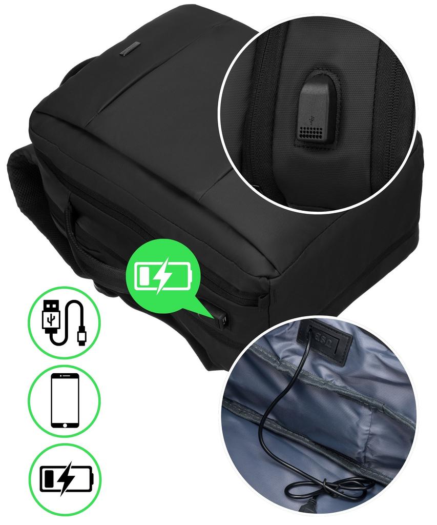 PTN 77705-8193 Black Film Backpack