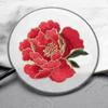 Elegant Peony Flower Embroidered Patches Sew on Clothes Patches Clothing Applique  Sewing