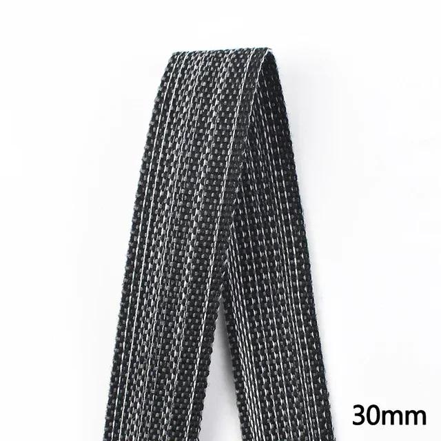 1/2/3/4/5M Cotton Ramie Webbing Strap Tape Jacquard Band Backpack Bag Belt Ribbons DIY Sewing Biasband Clothing Accessories