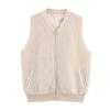 Kaslead New Women Clothes Western Style Patchwork Towel Needle Quilted Baseball Zip-up Sleeveless Vest Vest