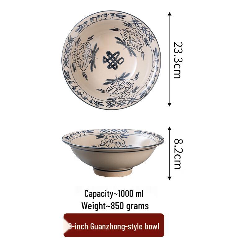 

Traditional Chinese Ceramic Noodle Bowl