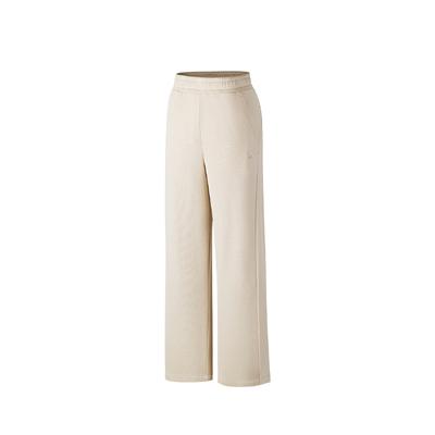 Série Lifestyle Calças Longas Femininas Inverno 2025 Calças Esportivas de Tricô Calças Femininas Cinza Nuvem 962548305-2