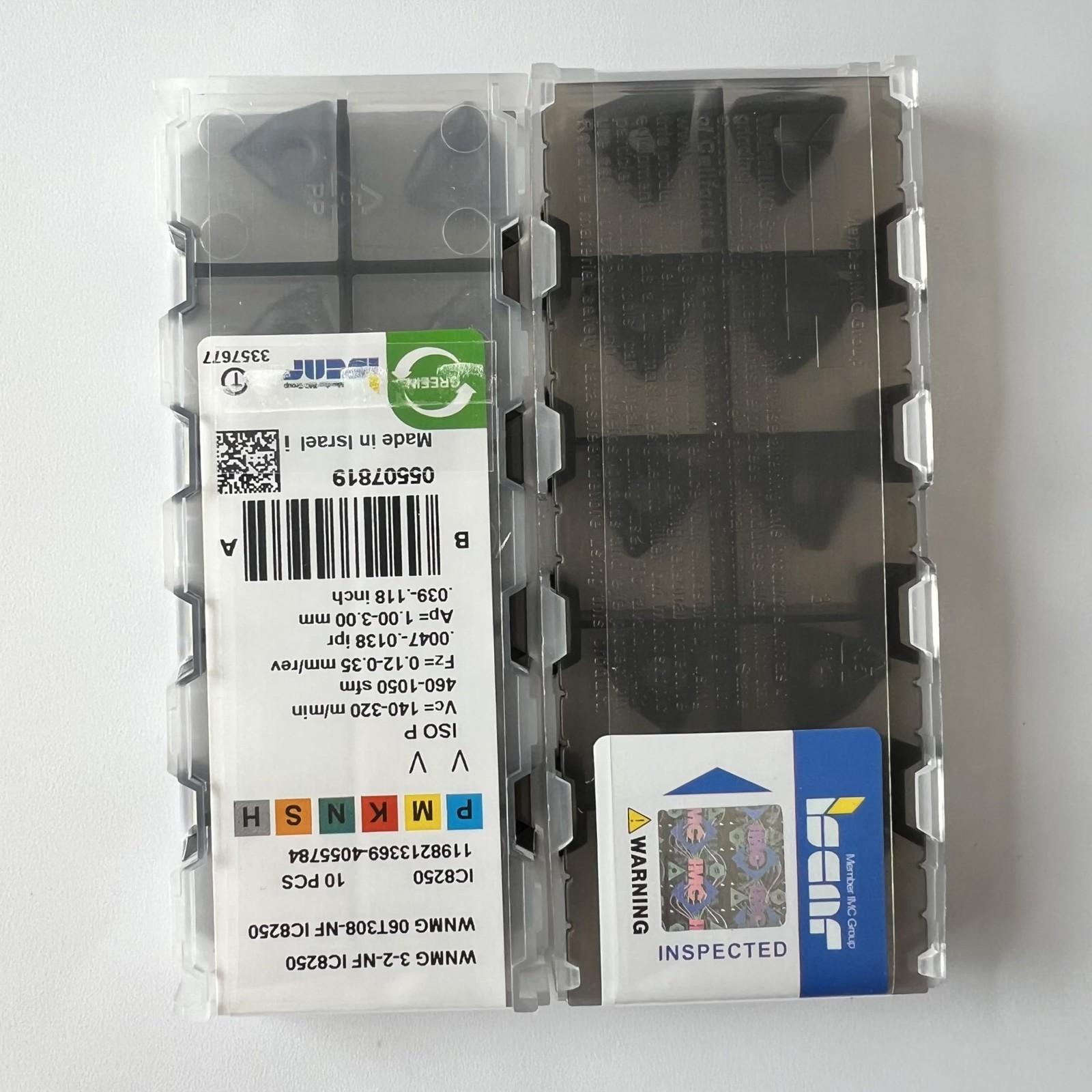 

ISCAR / WNMG06T308-NF IC8250 / Industrial indexable carbide inserts 10 Pcs
