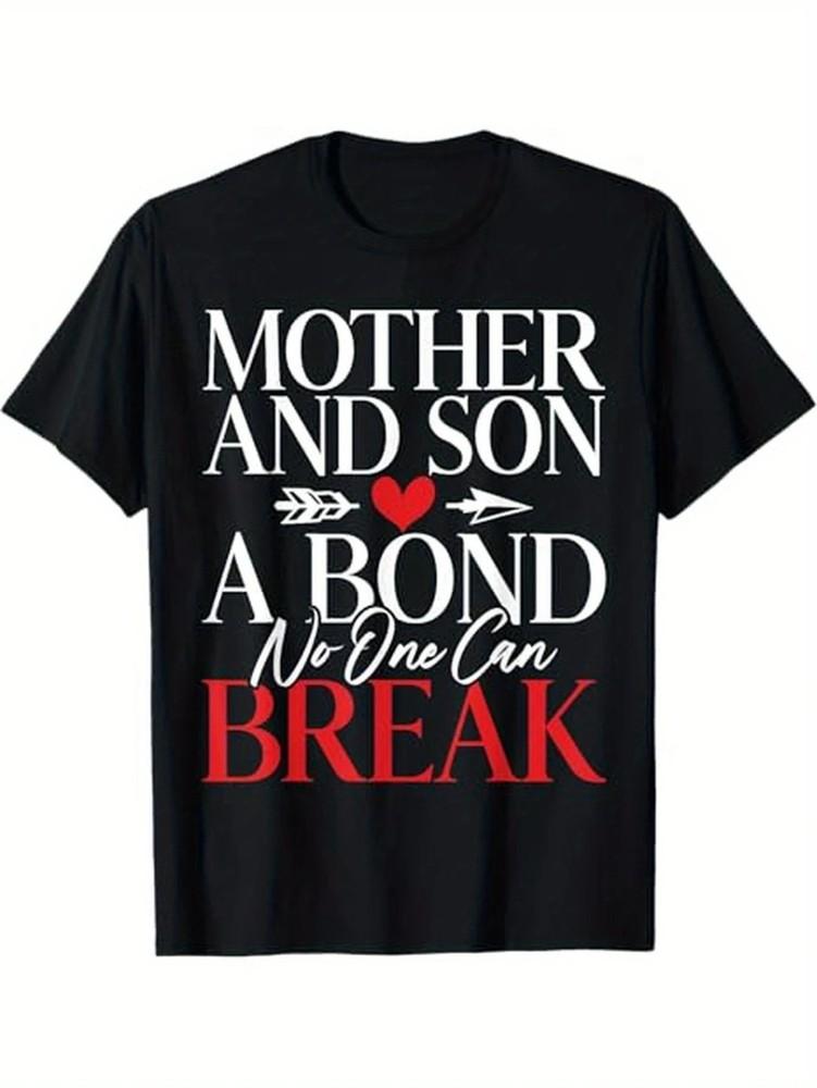 

Mother & Son Bond 100% Cotton T-Shirt - Perfect Gift for Family, Men & Women Unisex T-Shirt XXL