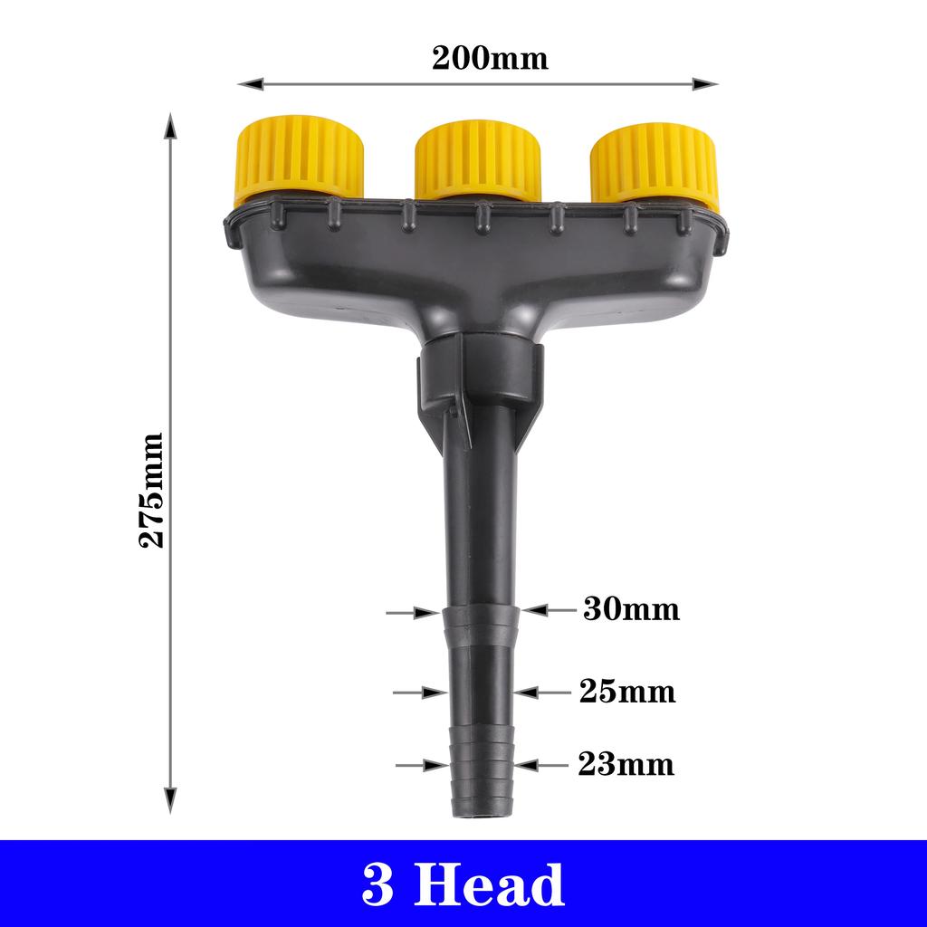 Agriculture Atomizer Nozzle Garden Lawn Sprinkler Farm Vegetable Irrigation Adjustable Large Flow Watering Tool 3/4/5/6 Way