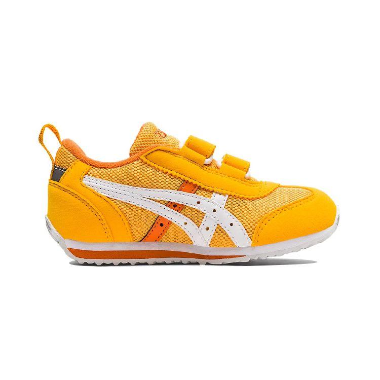 Asics Idaho Mini 4 Casual Comfortable Breathable Low Top Kids Running Shoes Kids Running Shoes Yellow White 1144A236-800