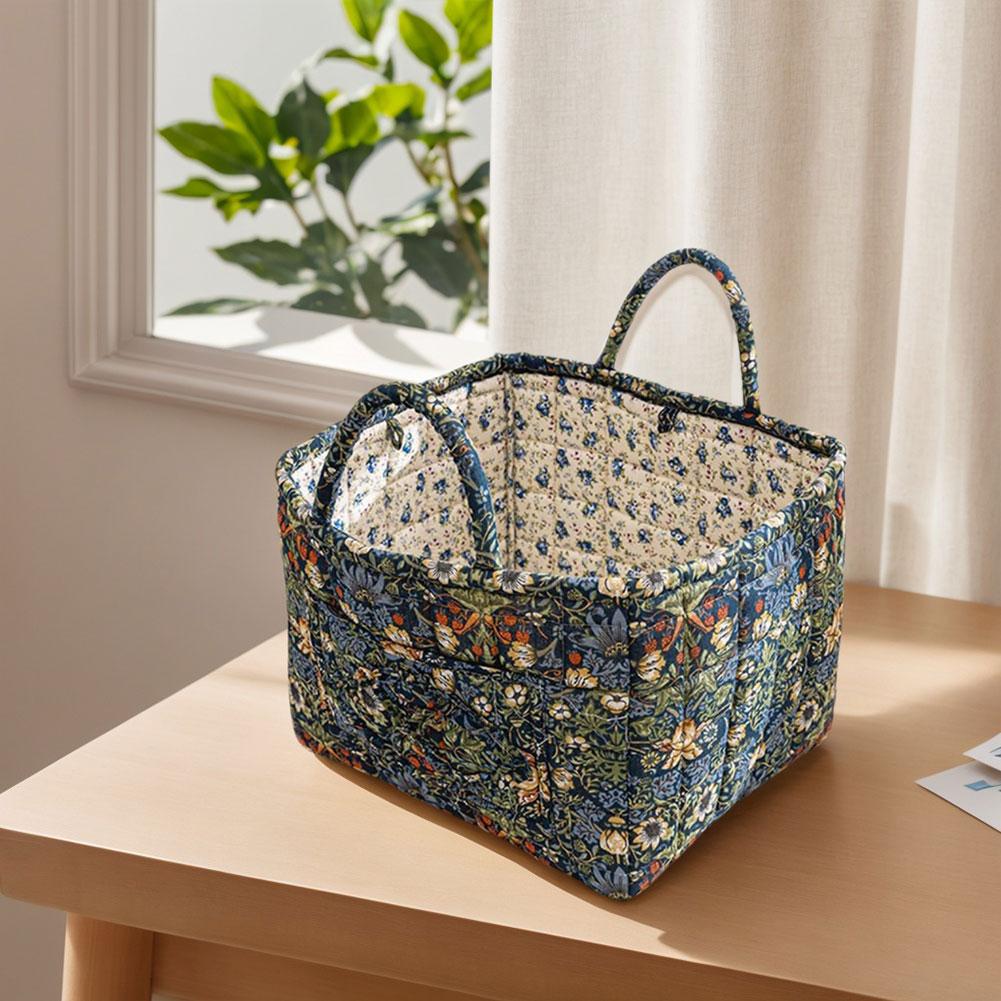 Boho Stoff Aufbewahrungskorb Große Kapazität Schrank Organizer Behälter mit Griff für Kleidung und Kleinkram