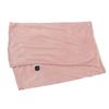 USB Heating Blanket Thermal Electric Heated Shawl Blanket Temperature Controlled Blanket Light Pink