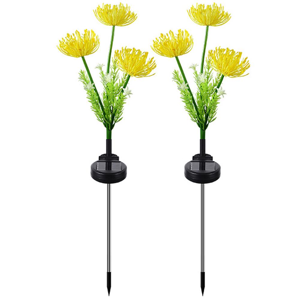 Garden Decoration Lawn Lamp IP65 Waterproof Simulated Flower Lights Outdoor Decorative Solar Garden Lights for Garden Yard Decor