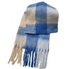 Knitted scarf Thickened warm scarf Women's winter high-end warm scarf Scarf Shawl