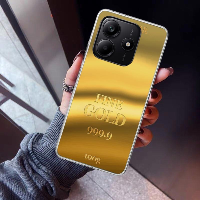 

Fine Gold Pattern Printing Phone Case For Xiaomi Redmi Note 10 11 12 13 14 15 Pro Plus 11S 12S 14S 11T 11E 10S Soft TPU Back Cov Redmi Note 15 Pro 5G