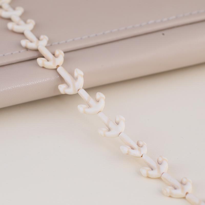 Imitation Turquoise Anchor Spacer Beads for DIY Jewelry Making