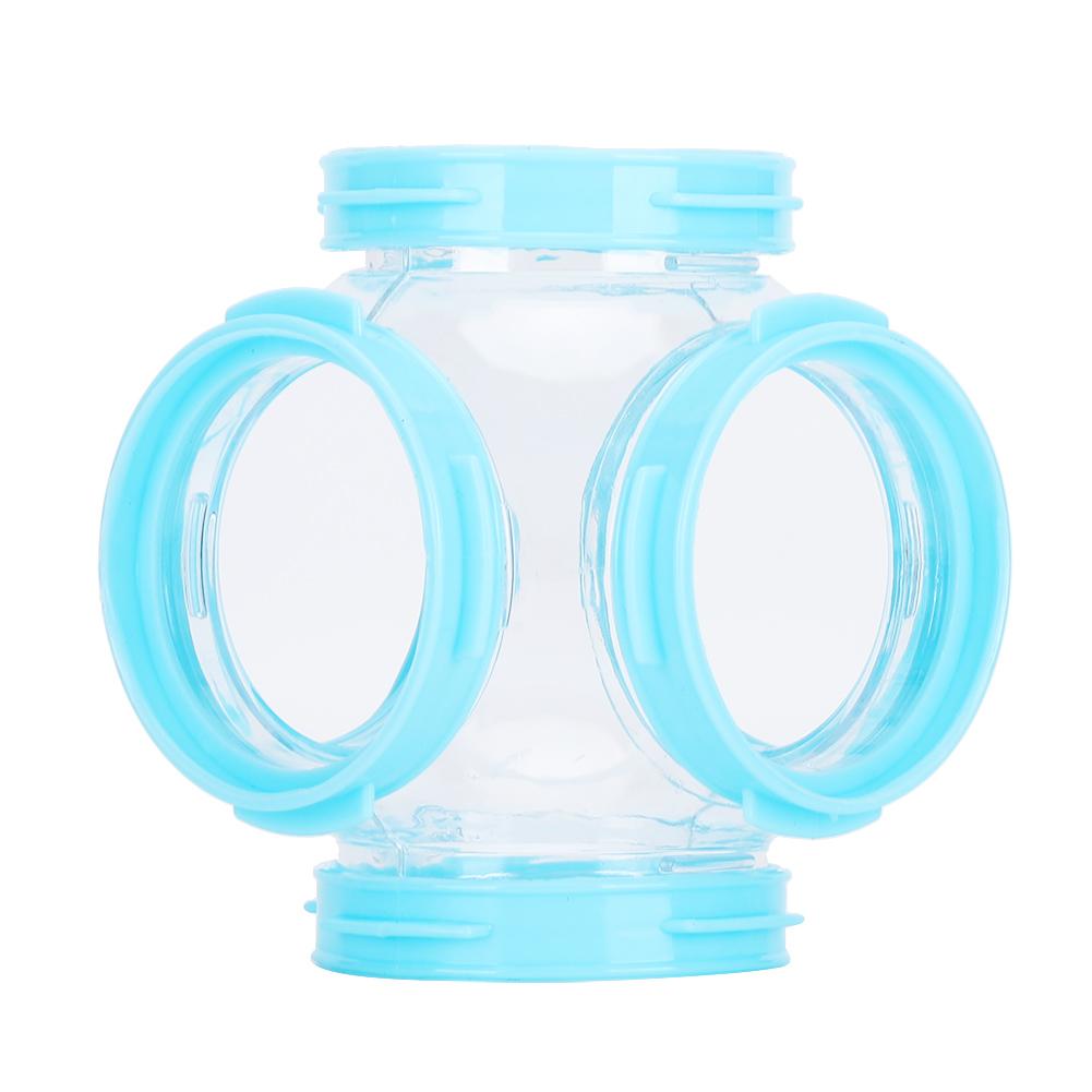 

2Pcs Hamster External DIY Pipeline Tunnel Fittings Tube Exercise Cage Training Line AccessoriesBlue синий