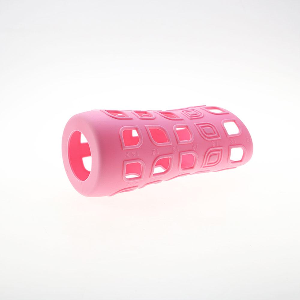 6.0CM Hollow Out Silicone Water Bottle Cover Anti Scalding Cup Cover Silicone Glass Milk Bottle Protective Sleeve