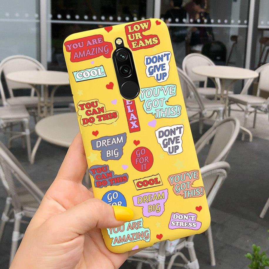 Popular Lavender Case For Xiaomi Redmi 8 Cover 2021 Soft Slim Silicone TPU Phone Case Funda For Xiomi Redmi 8 Coque Redmi8 Cover