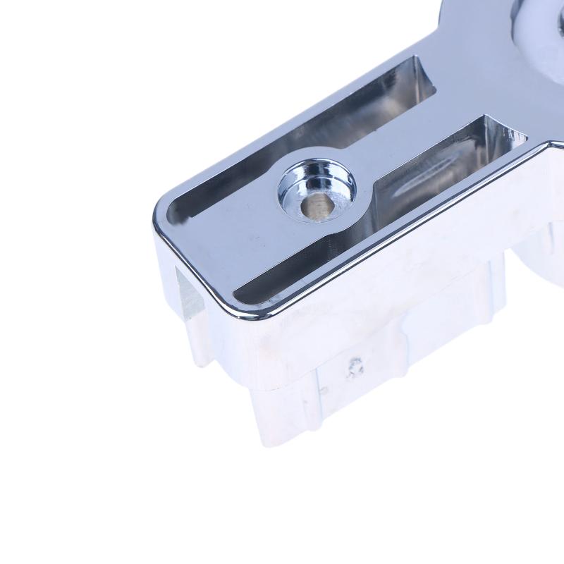 Duschgelenk-Halterungen Für 6Mm Glas Stabilität Für Duschwände Robustes Abs-Material Mit Chrom Design