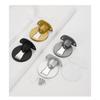 Adjustable Windproof Door Stoppers Strong Aluminum Ground Stoppers Noise Reducing for Home Office Door Security