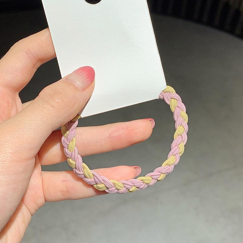 Fascia Treccia Coda di Cavallo Stile Mori: Fascia per capelli elastica fresca e unica per adulti