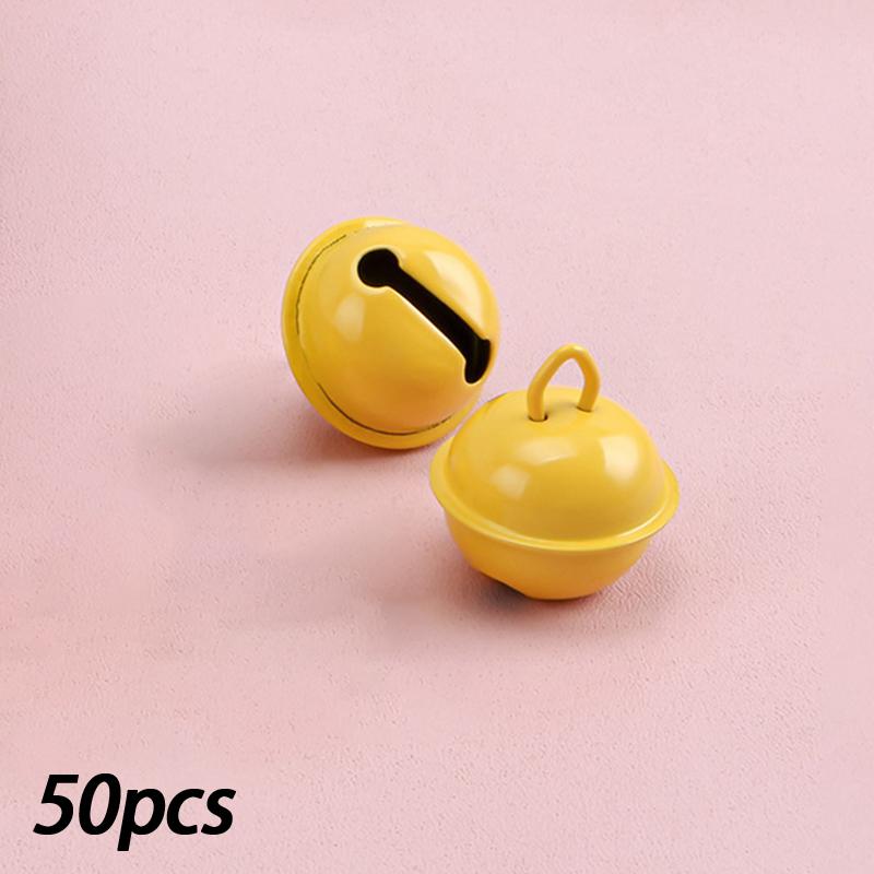 Clochettes Colorées 14/18/22mm Petit Pendentif Accessoires Porte-clés DIY Clochettes Rondes pour Animaux (50 pièces)