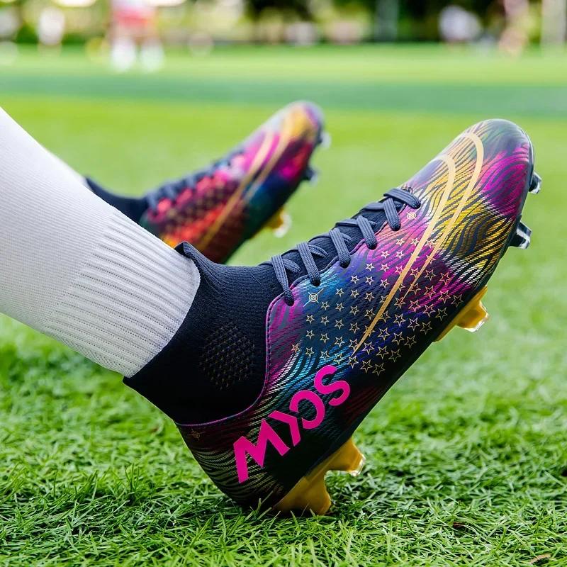 Spedizione Gratuita Scarpe da Calcio per Ragazzi Uomini Bambino Tacchetti da Calcio Scarponi da Calcio Originali Scarpe da Calcio Unisex per Bambini