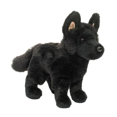 Douglas Haruko Black German Shepherd Dog Stuffed Animal