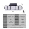 NuFeng 6-Head Solar Rotating Outdoor Wall Light