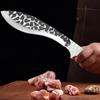 Stainless Steel Handle Kitchen Knives Chop Bone Cleaver Meat Vegetable Boning Butcher Knife Hand Forgedf Blade Chef Heavy Knife
