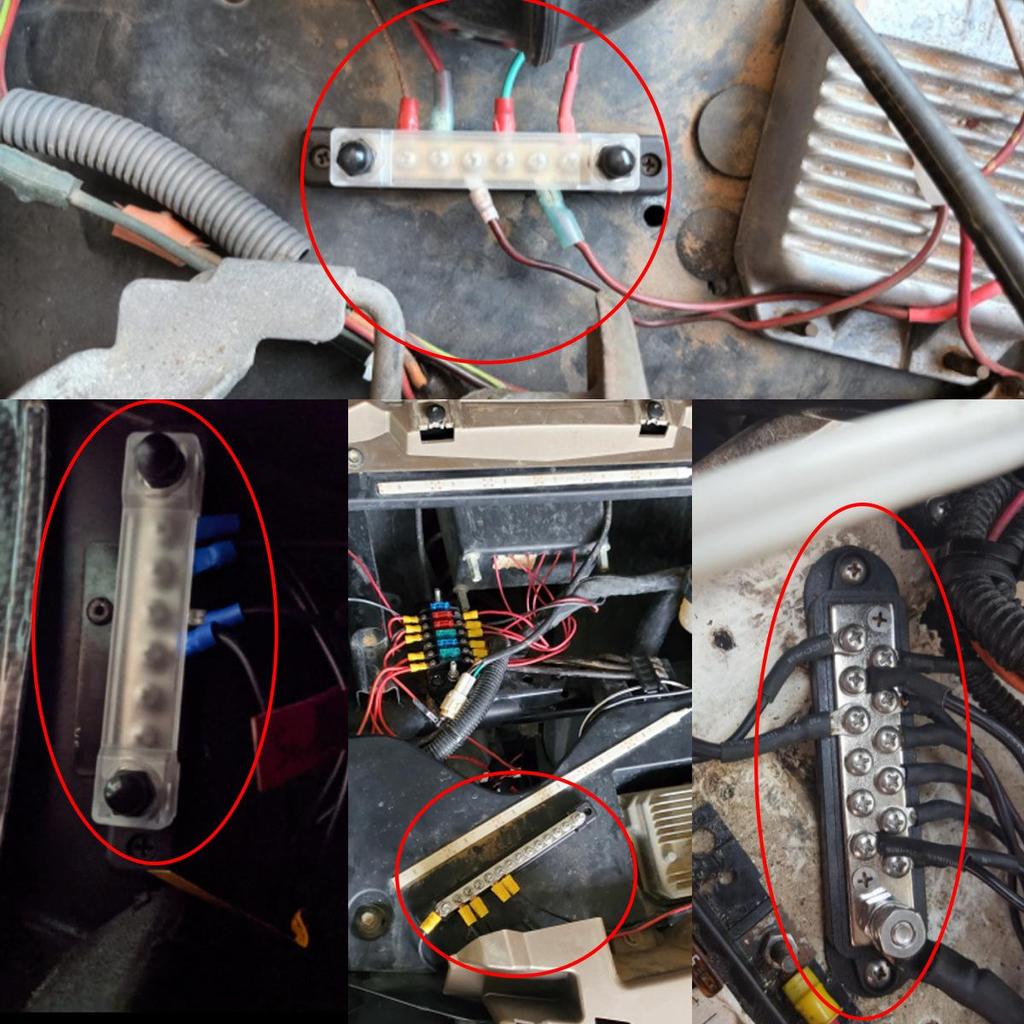 150A Dual Row Busbar for RVs, Yachts, and Cars (12-48V)