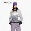 MO&Co. Cat Jacquard Knitted Pullover
