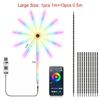 RGB Firework Strip Lights LED Bluetooth APP Control Neon Strip USB 5V Changing Smart Lamp Sync Music Bedroom Decor Dream Light