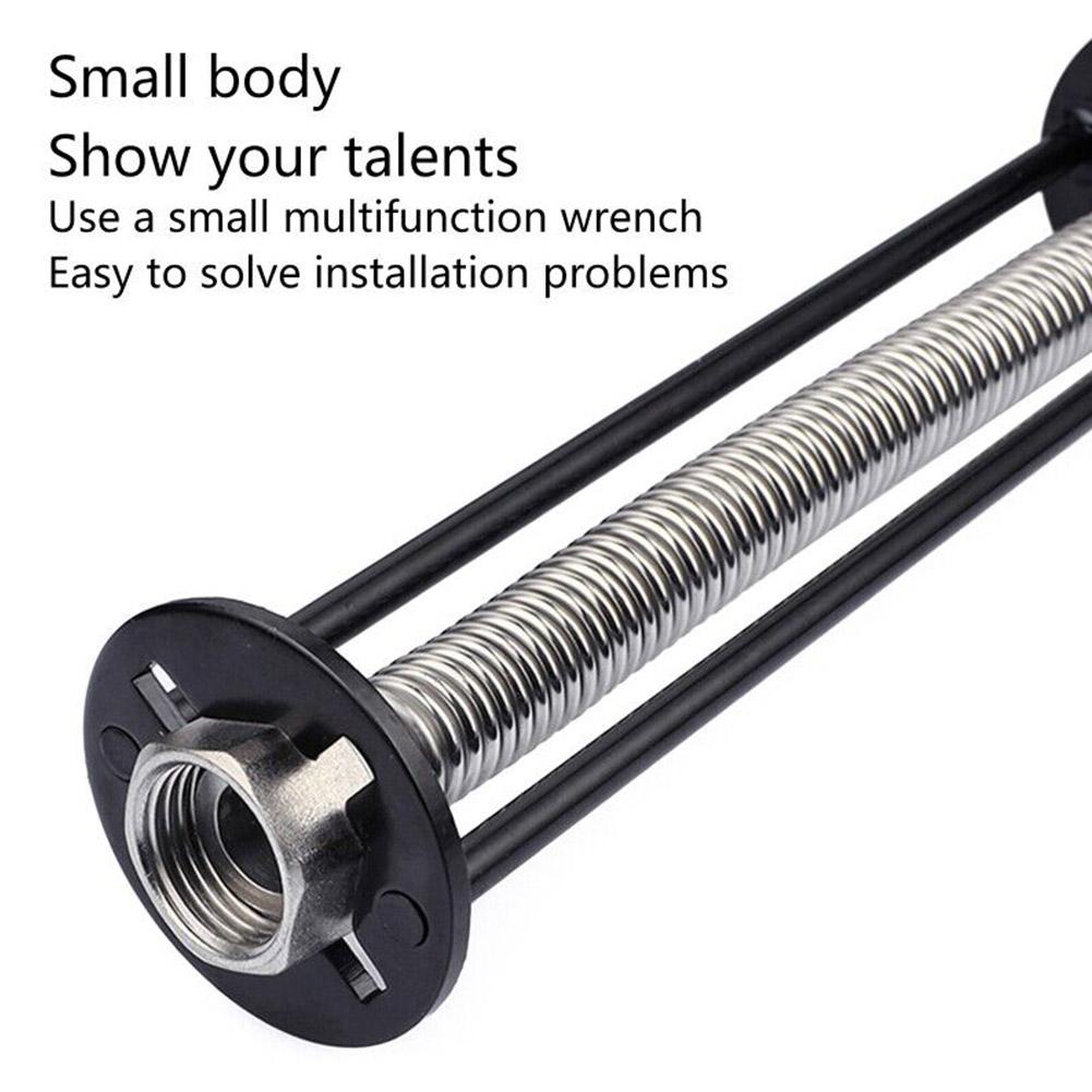 Household Repair Plumbing Tool Flume Sink Wrench Sink Faucet Key Plumbing Pipe Four-claw Hexagon Wrench Bathroom Wrench Tool