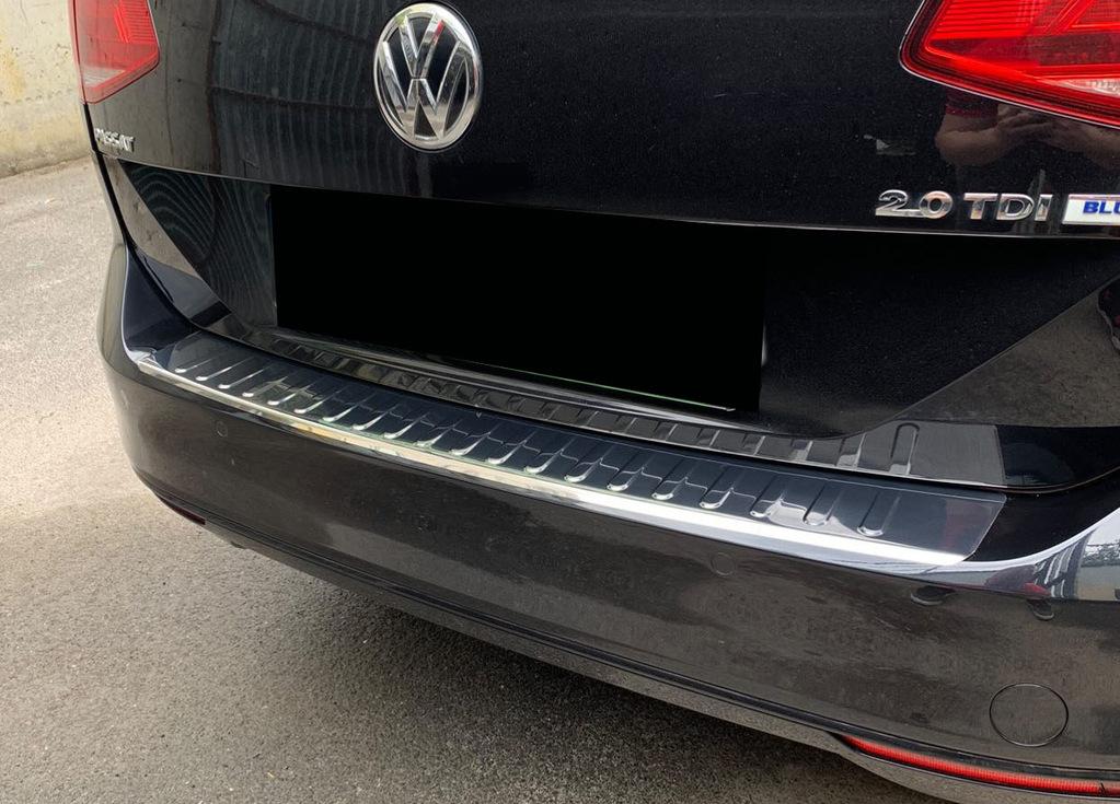 Накладка на задний бампер Carmos V2 (SW) для Volkswagen Passat B8 2015-2024 гг