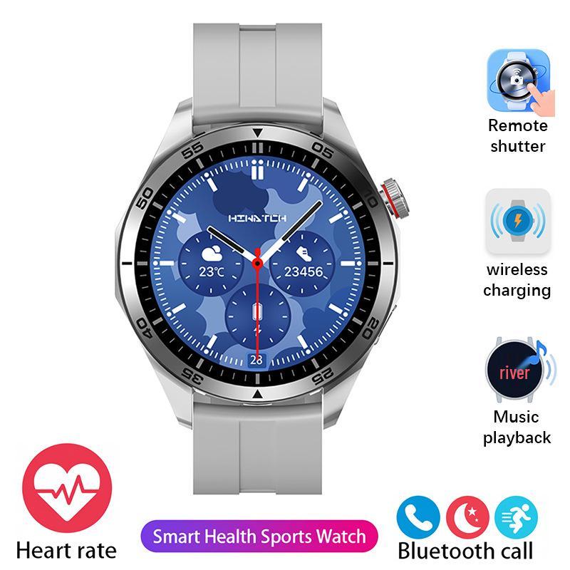 2026 Premium GT4 Smartwatch with Heart Rate & Blood Pressure Monitoring