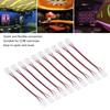 10pcs 8mm/10mm LED Strip Connector Double Headed Extension Connector  For Party