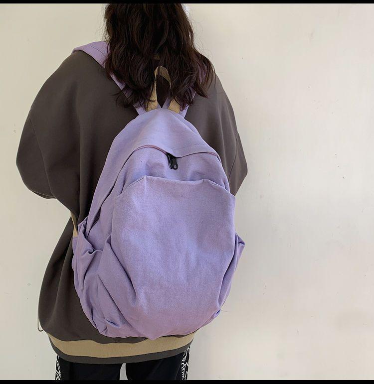 Women's Retro Canvas Backpack: Spacious, Durable & Stylish for College, Travel & More