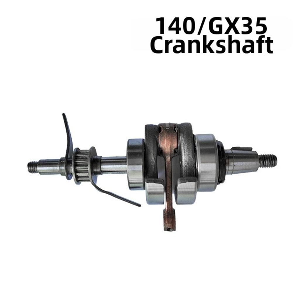 Für GX35140F & 139F Rasenmähermotor Zylinderbaugruppe mit Kurbelwelle und Zündkerze Aluminiumlegierung Zylinderbaugruppe