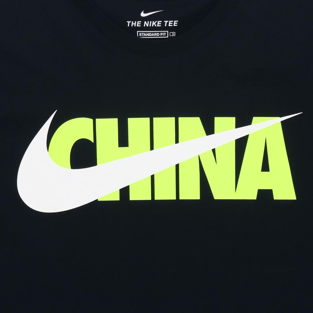 Nike Alphabet Logo Casual Knit Breathable Short-Sleeve T-Shirt Men Tops Black AQ5189-016