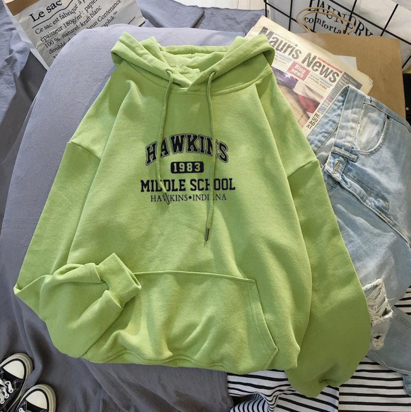 2023 Unisex Plus Velvet Hooded Sweatshirt for Autumn-Winter: Loose Fit, Ideal for Couples
