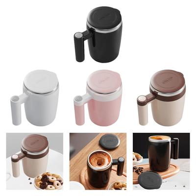 Automatischer Rührbecher 400ml/14oz Wiederaufladbarer Rotierender Automatischer Mischbecher für Tee Frauen und Männer Protein-Getränke Reise