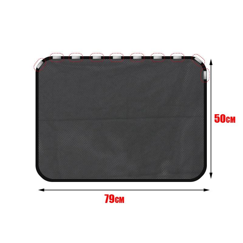 Magnetic Car Sun Shade Anti-UV Front/Rear Window Sunshield Shadow Mesh Glass Shading Car Privacy Shield Auto Interior 1-4pcs