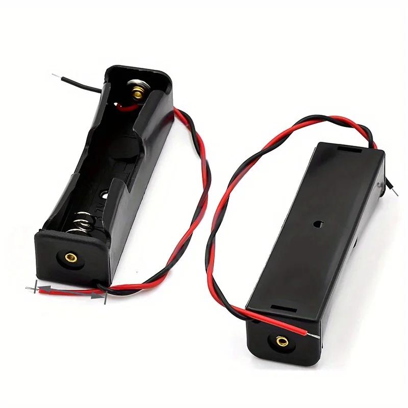 18650 Battery Holder Box 1S 2S 3S Lithium Battery Storage Case 18650 Series Power Bank Cases With Cord