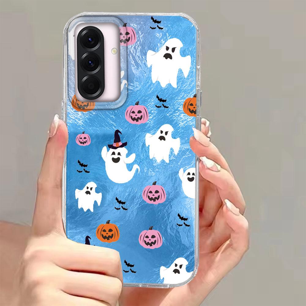 Autumn Halloween Pumpkin Casing Phone Case For Samsung Galaxy A56 A07 A17 A55 A36 A26 A16 A53 A06 A14 A24 A34 A54 A15 A12 Cover